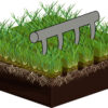 Aerating image from JMM Lawnscapes
