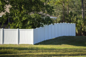vynil fence installation from JMM Lawnscapes